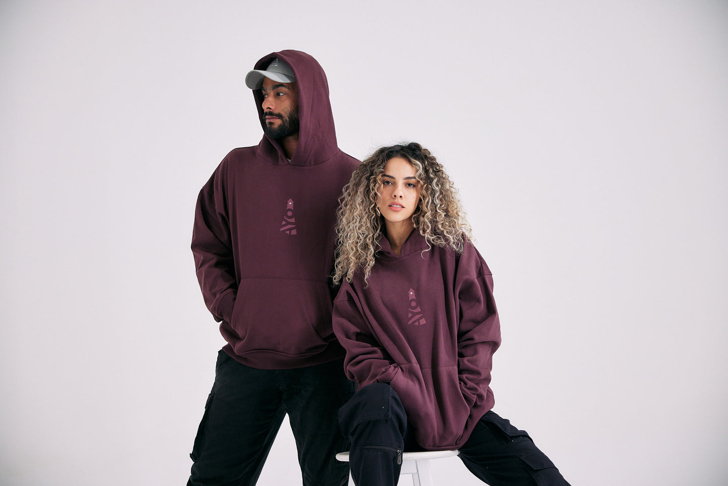 Lighthouse Hoodie - Bordeaux