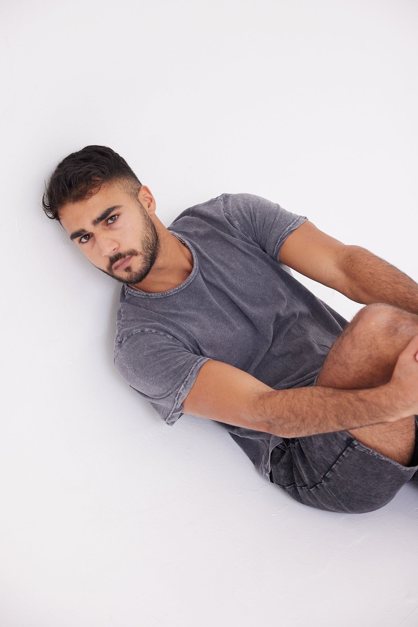 Stone Wash T-shirt - Dark Grey