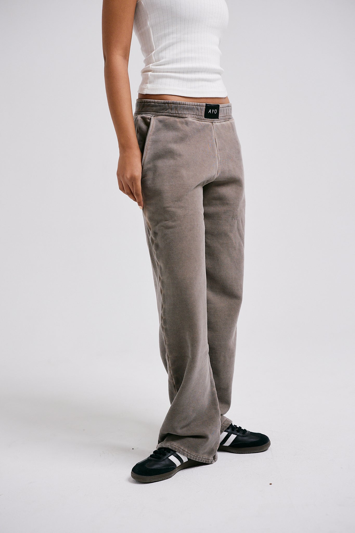 Acid Sweatpants - Rock Brown
