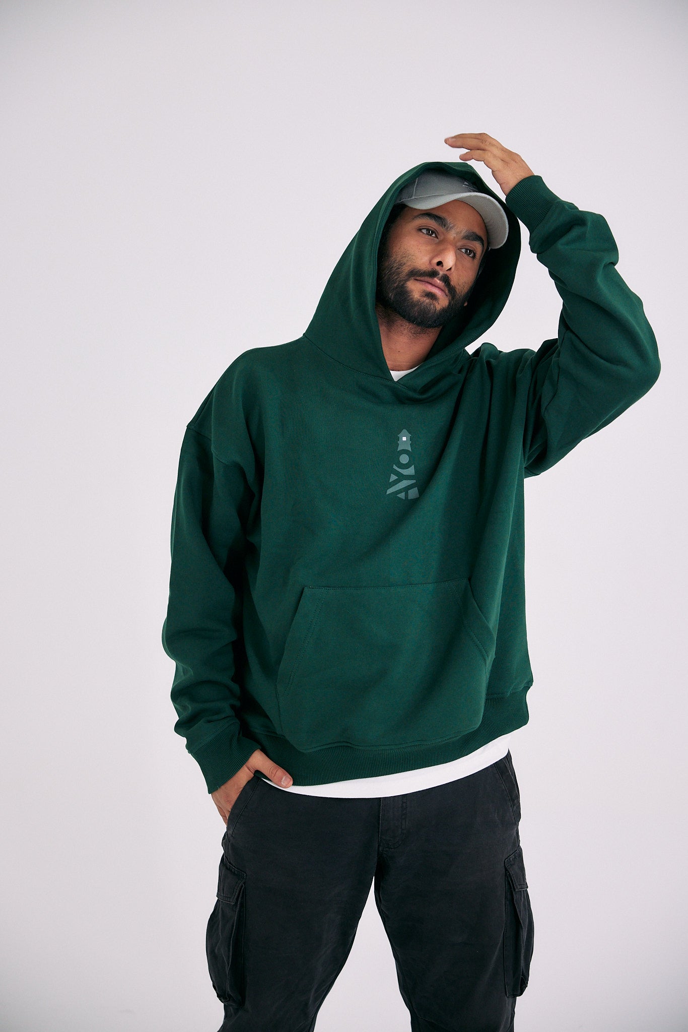 Lighthouse Hoodie - Dark Green
