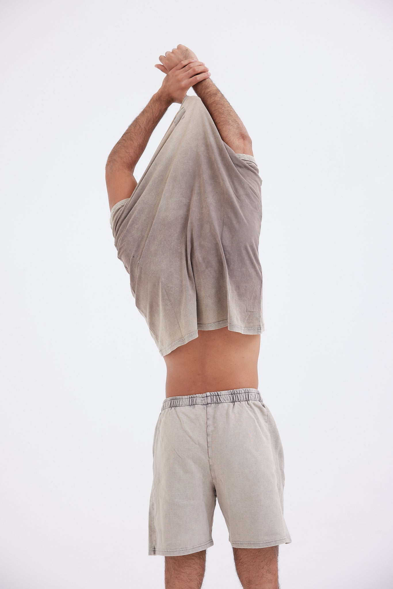 Stone Wash Shorts - Sand