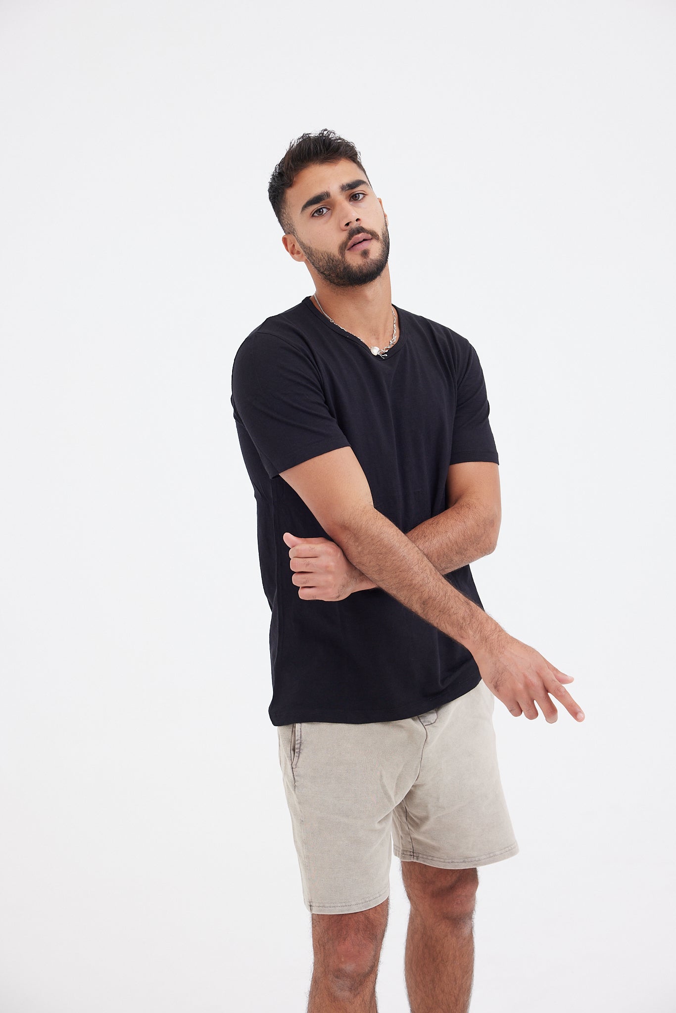 Lofty Linen T-shirt - Black