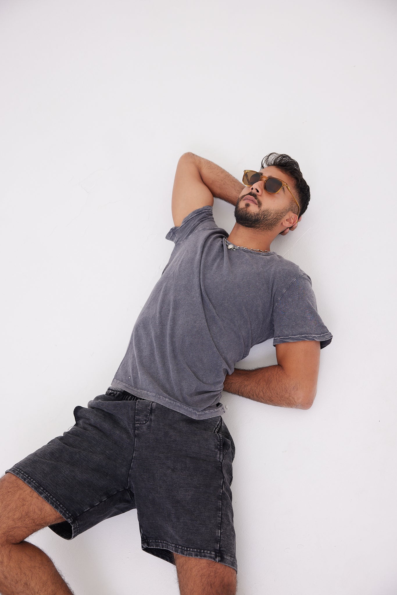 Stone Wash T-shirt - Dark Grey