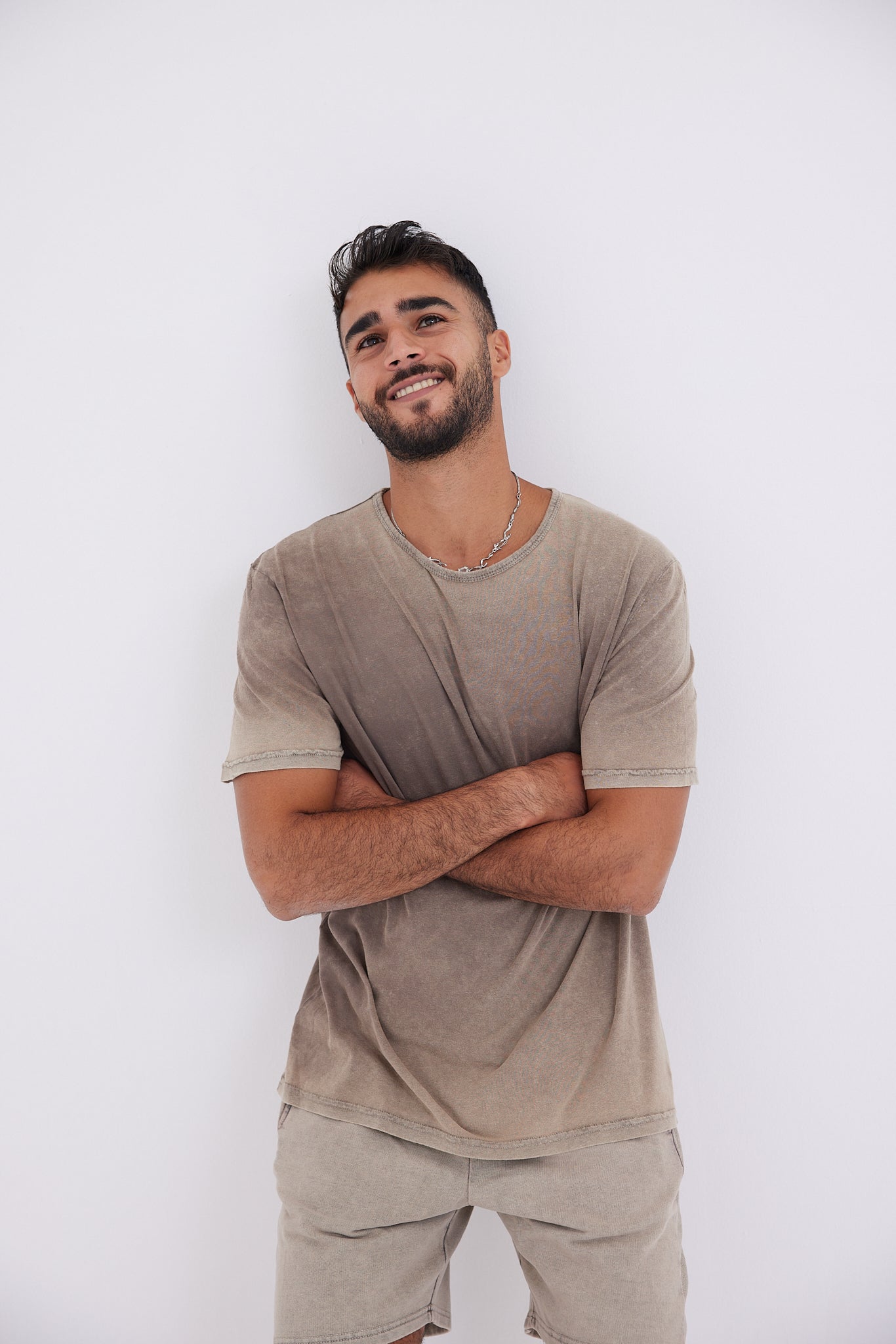 Stone Wash T-shirt - Ivory Sand