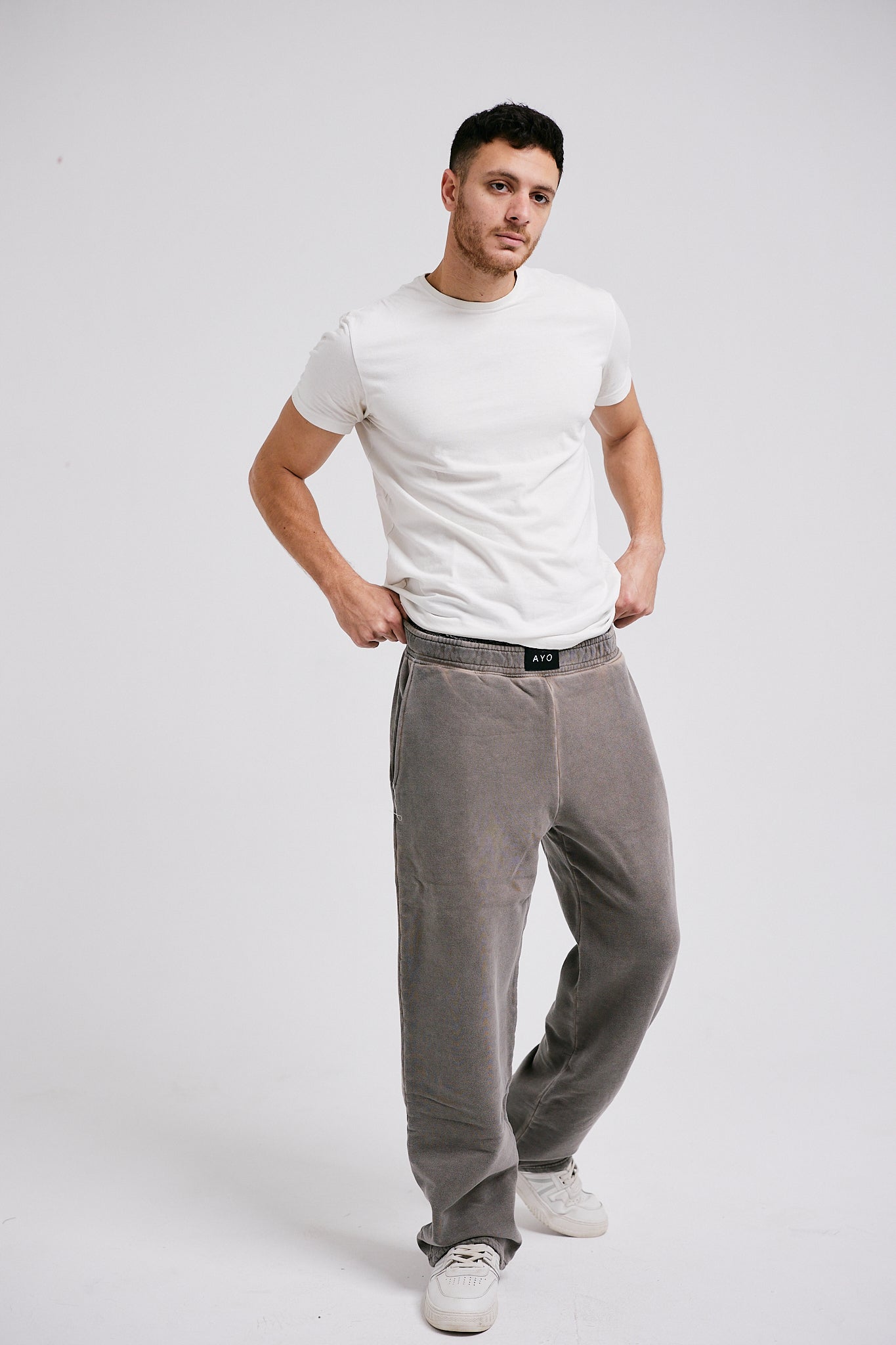 Acid Sweatpants - Rock Brown