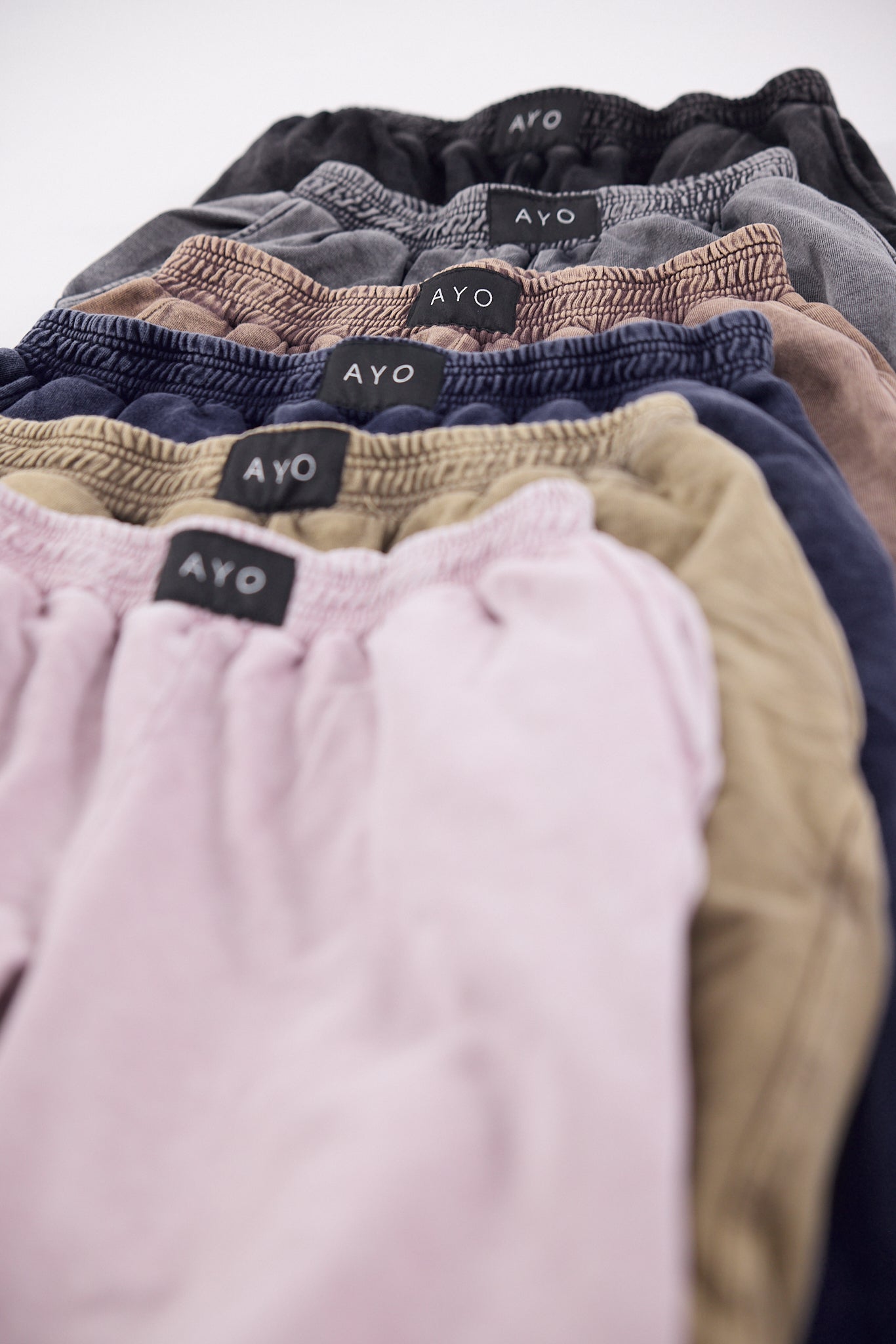 Stone Wash Sweatpants - CORAL