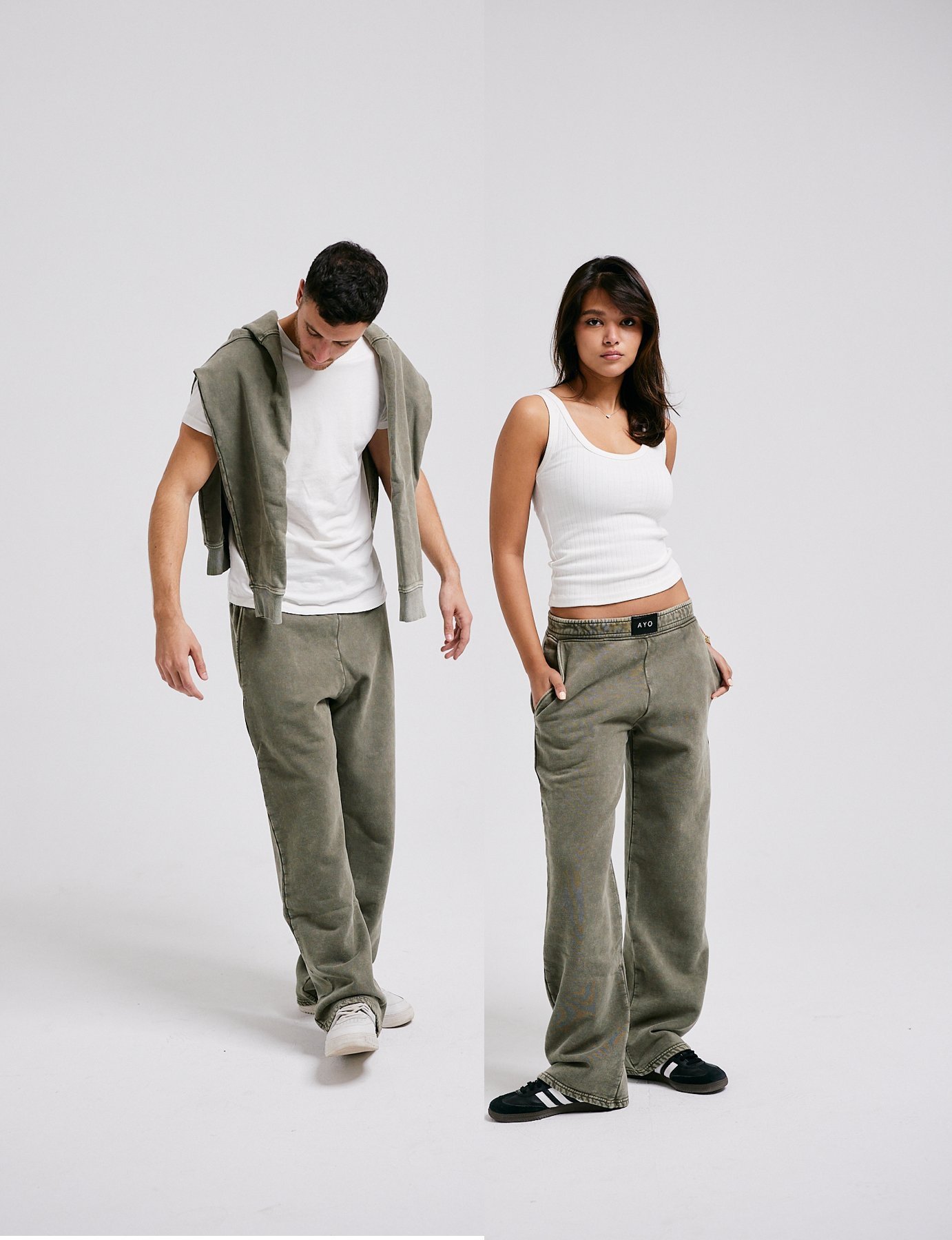 Acid Sweatpants - Olive