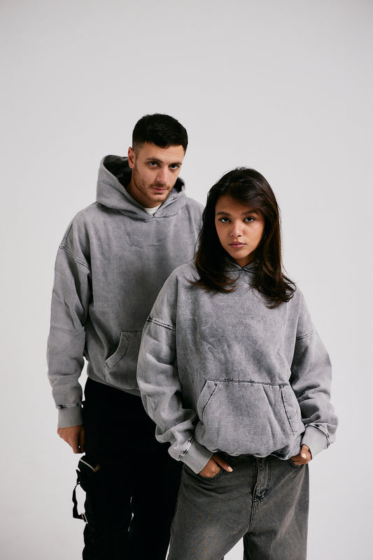 Acid Hoodie - Grey