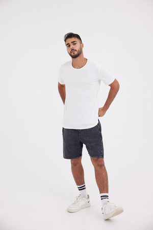 Lofty Linen T-shirt - White