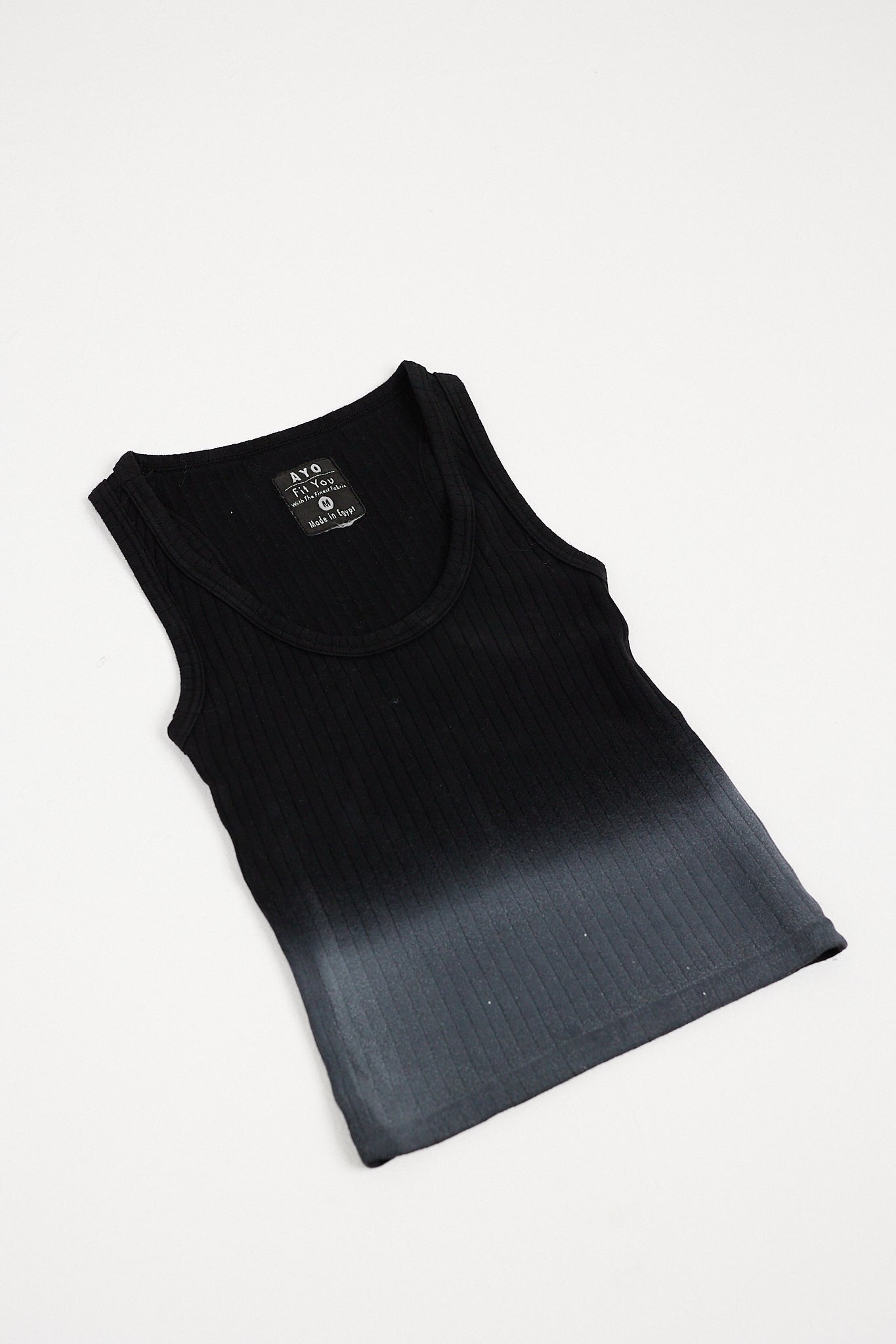 Fade Tank Top - Black