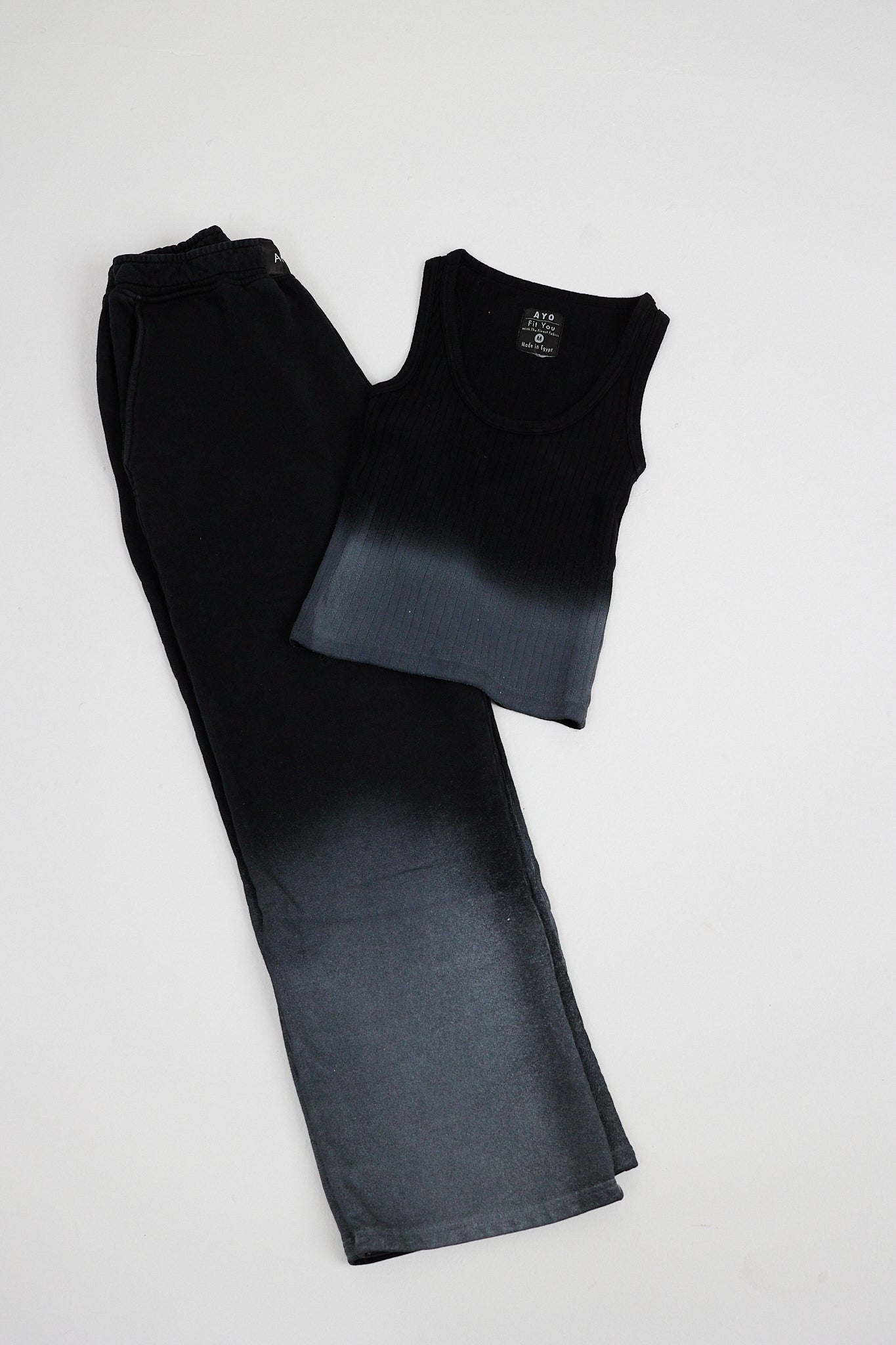 Fade Tank Top - Black