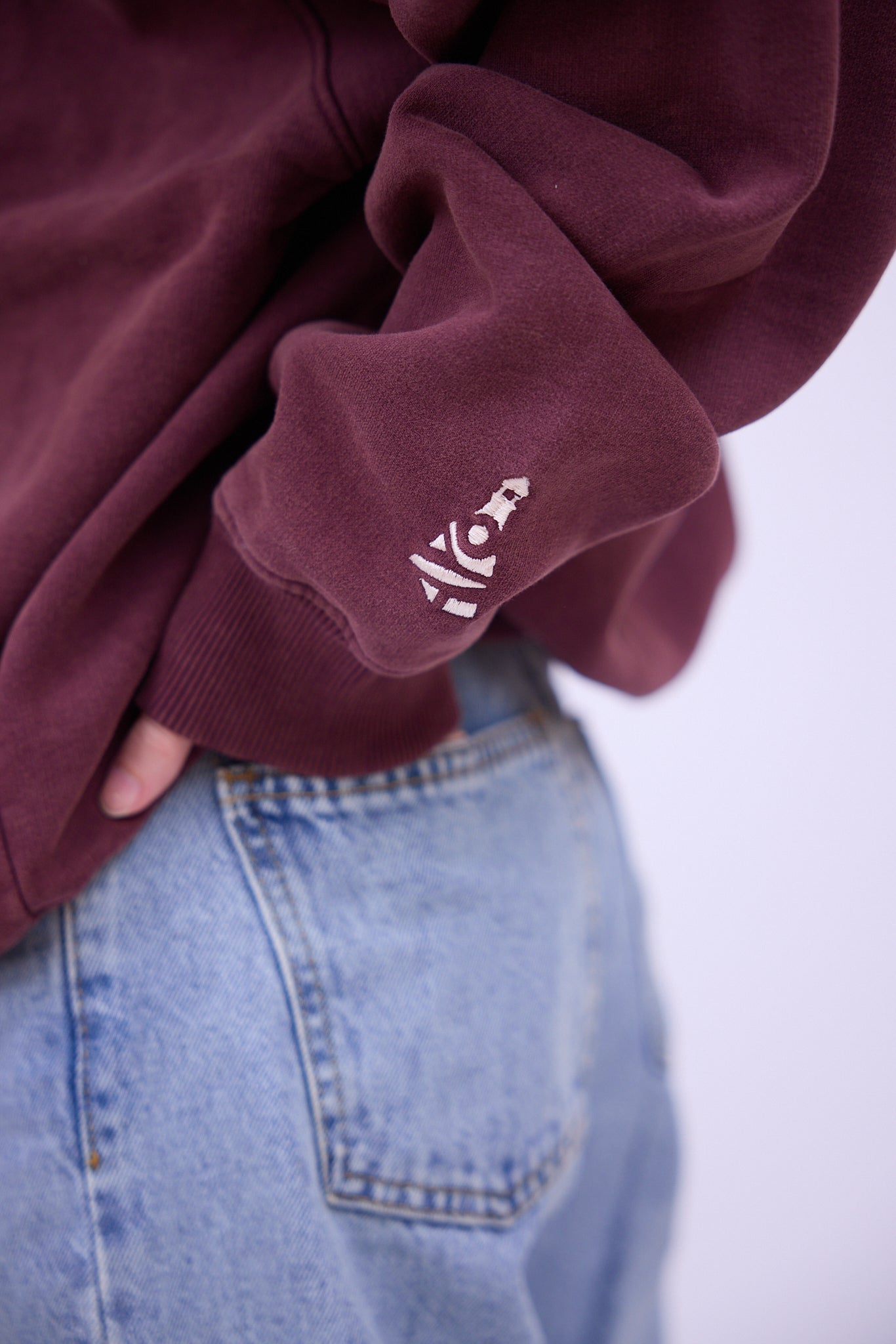 AYO Crew Neck - Bordeaux