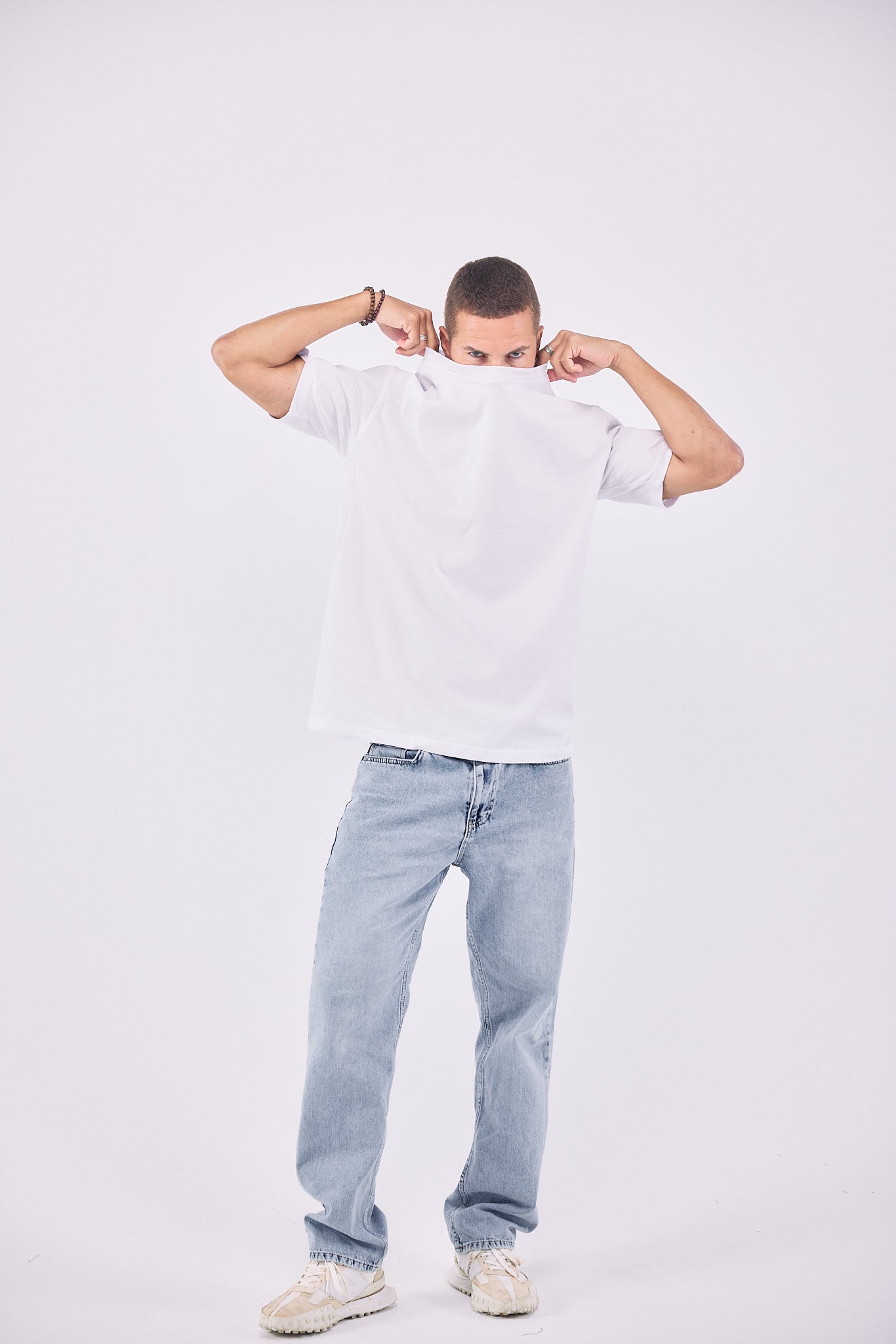 Mid Weight Box Fit T-Shirt - WHITE