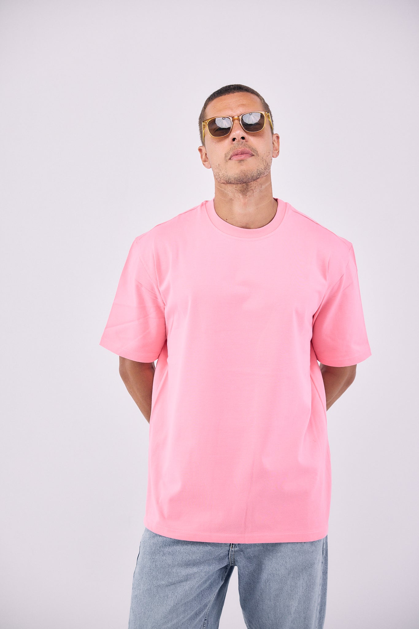 Mid Weight Box Fit T-Shirt - PINK