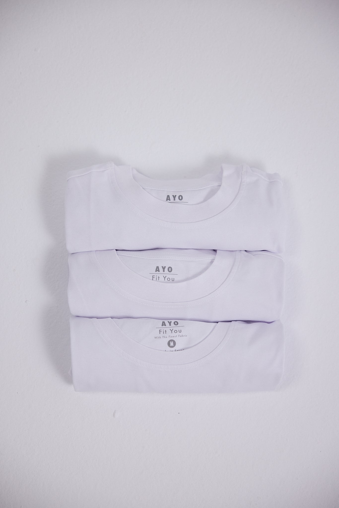 PACK of 3 Crew Neck Classic T-Shirt - White