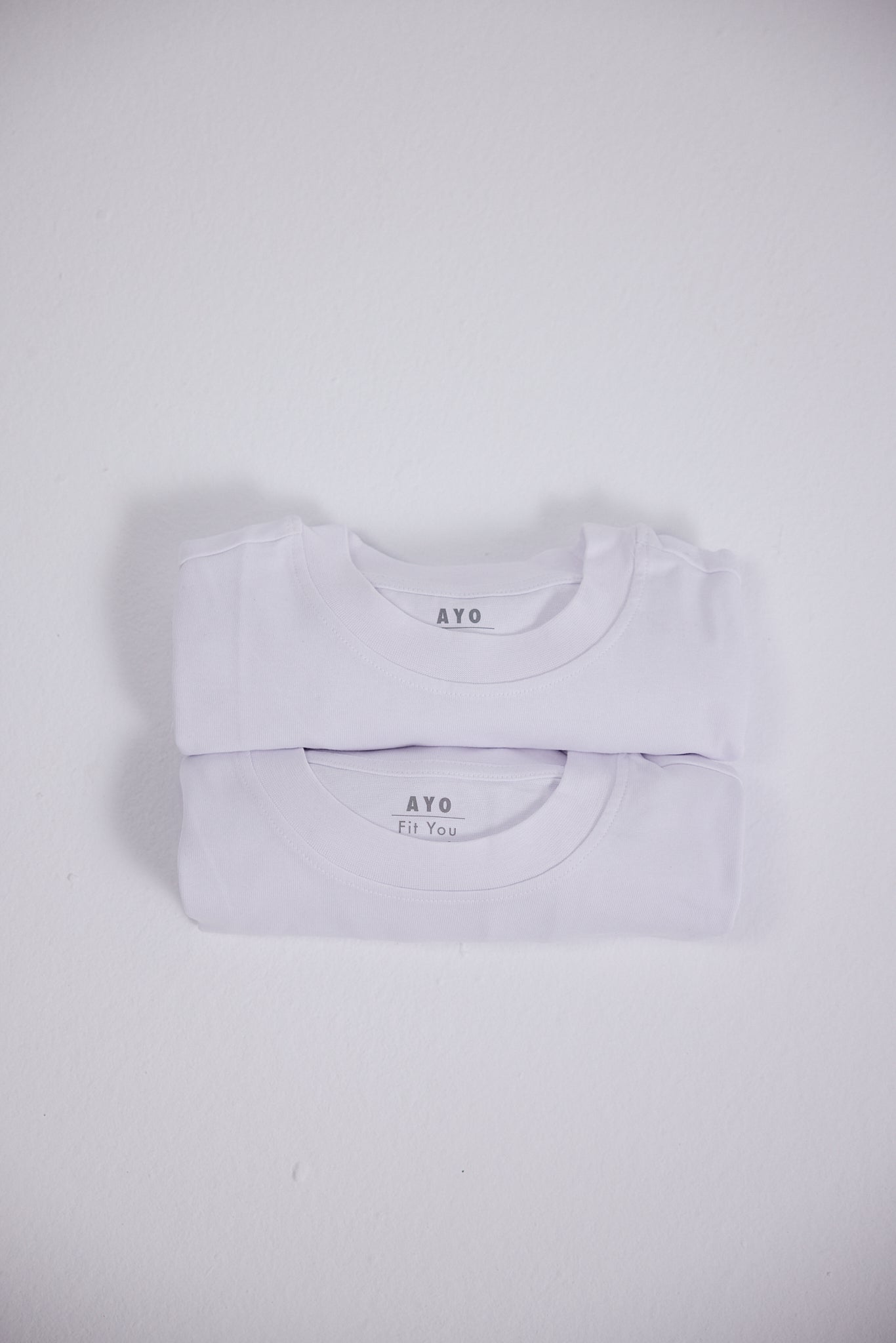 PACK of 2 Mid Weight Box Fit T-Shirt - WHITE