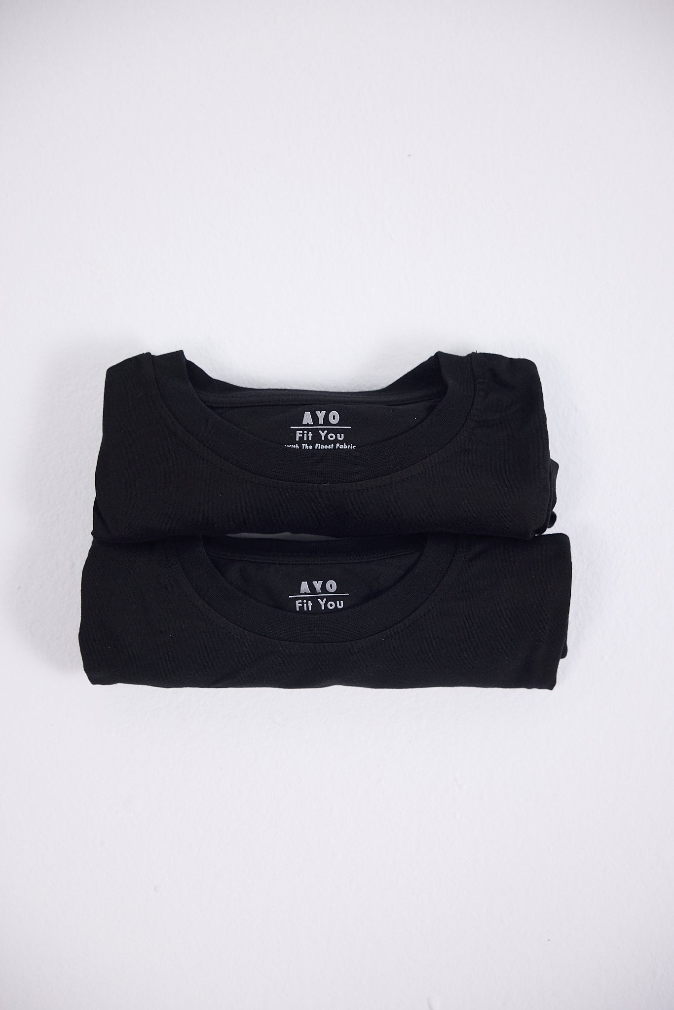 PACK of 2 Mid Weight Box Fit T-Shirt - BLACK