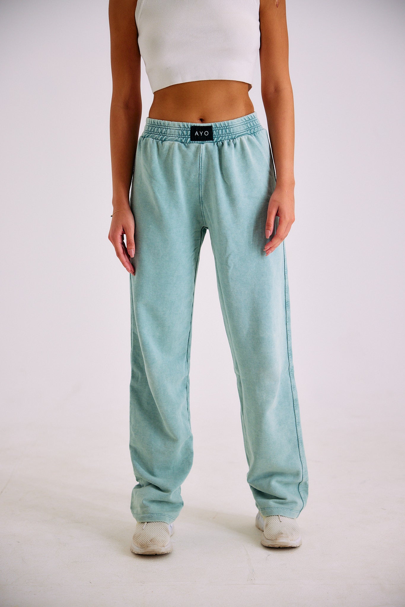 Stone Wash Sweatpants II - Aqua