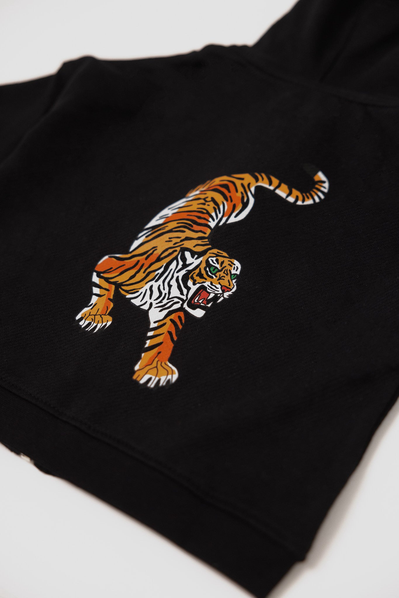 Kids' Tiger Zip Up - Black