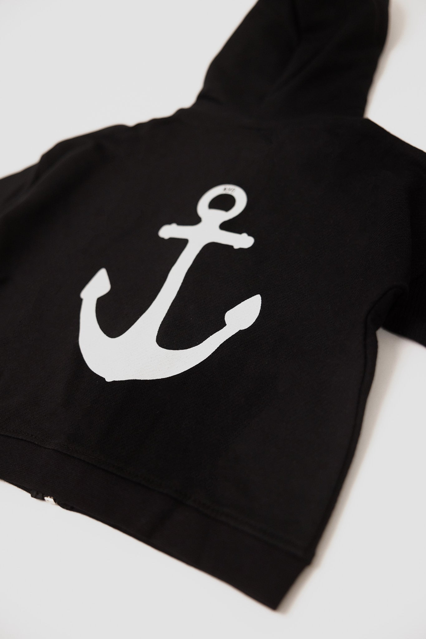 Kids' Anchor Zip Up - Black