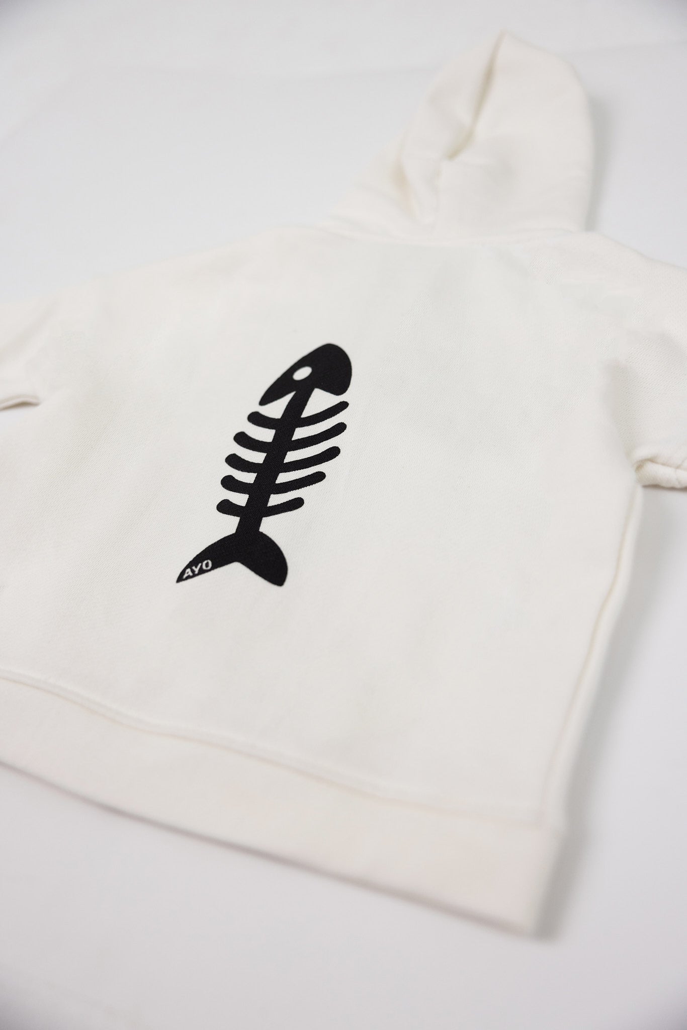 Kids' Fishbone Zip Up - Off White