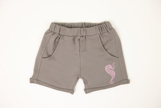 Kids' Sea Horse Shorts - Pitbull Blue