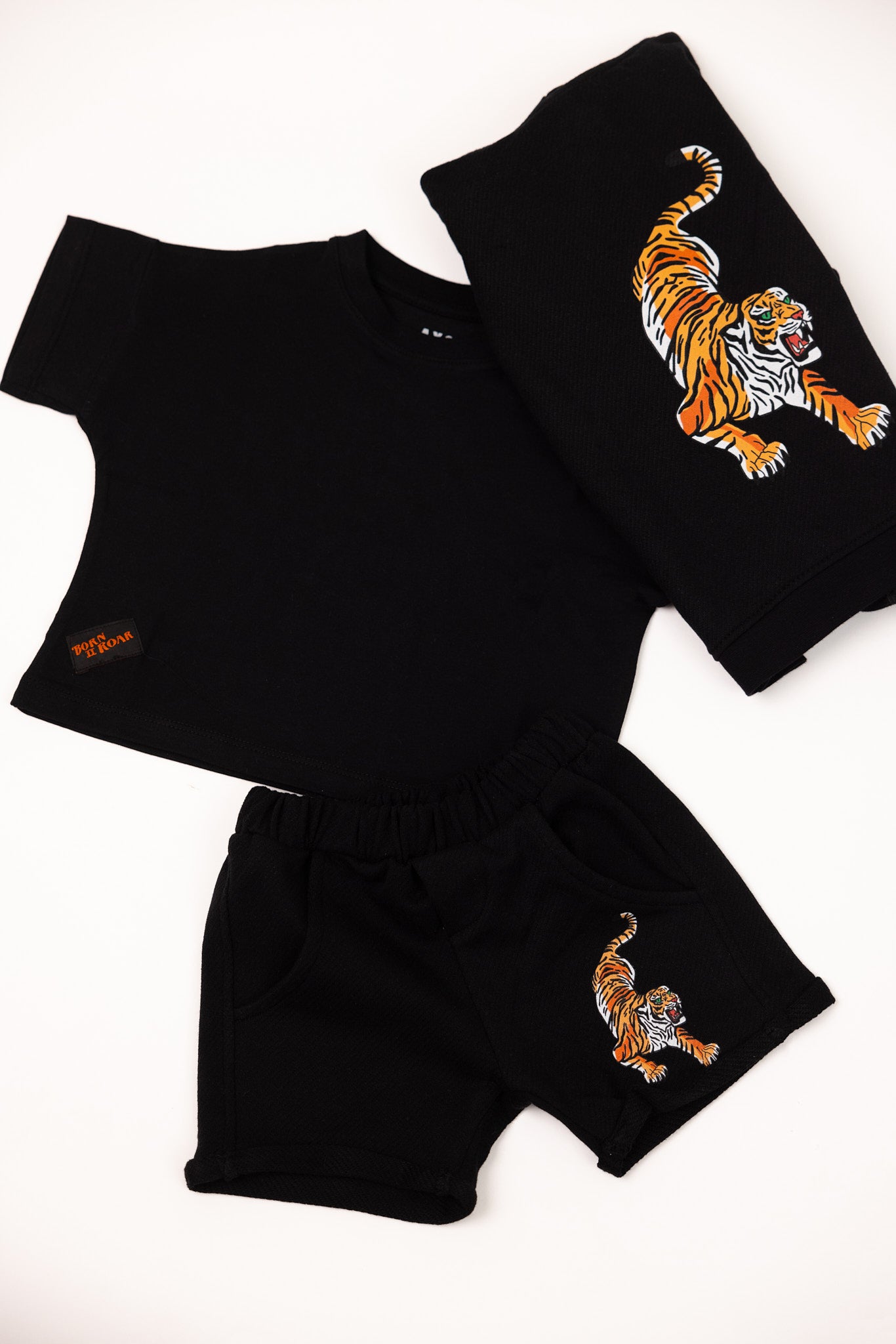 Kids' Tiger T-shirt - Black