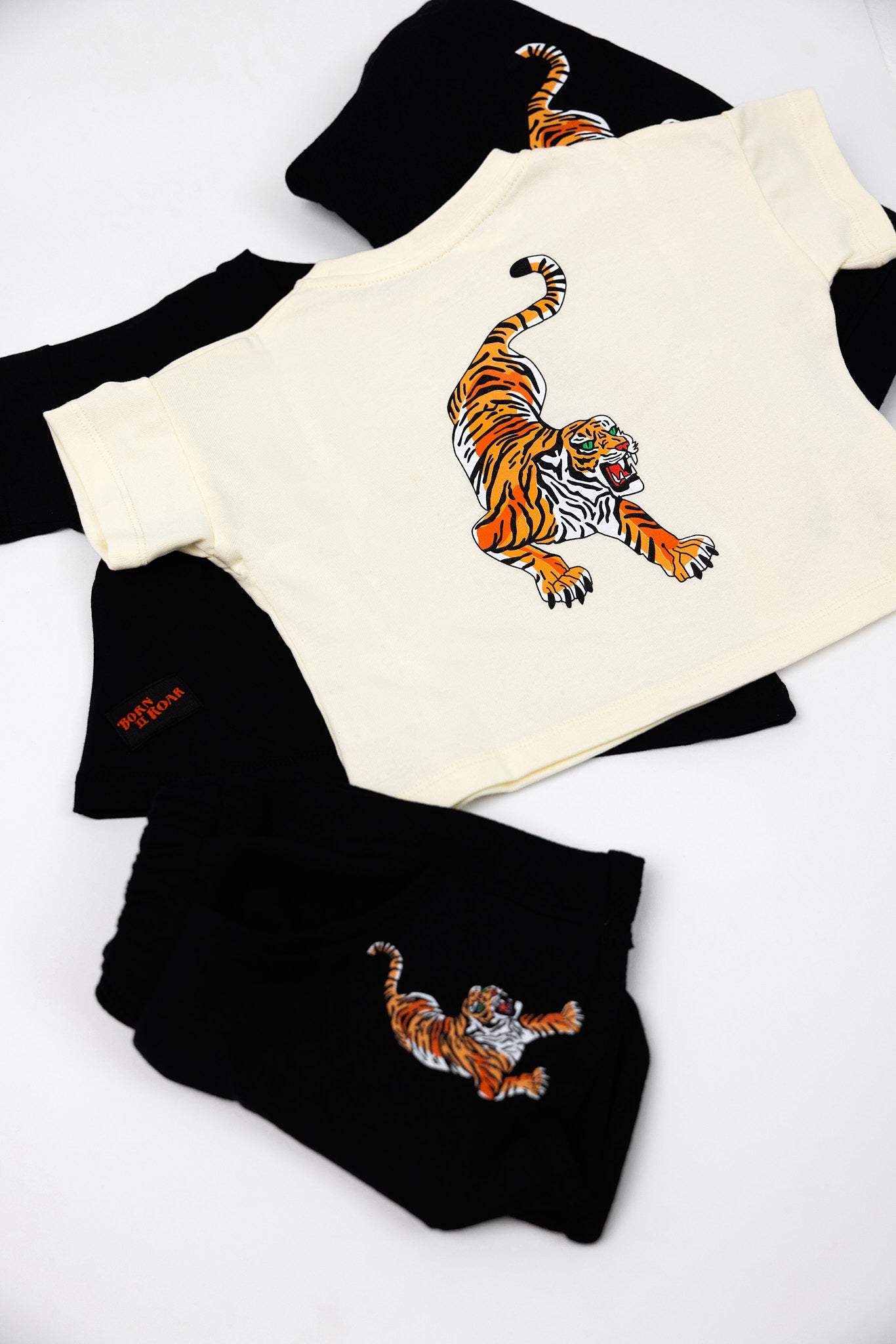 Kids' Tiger T-shirt - Cream