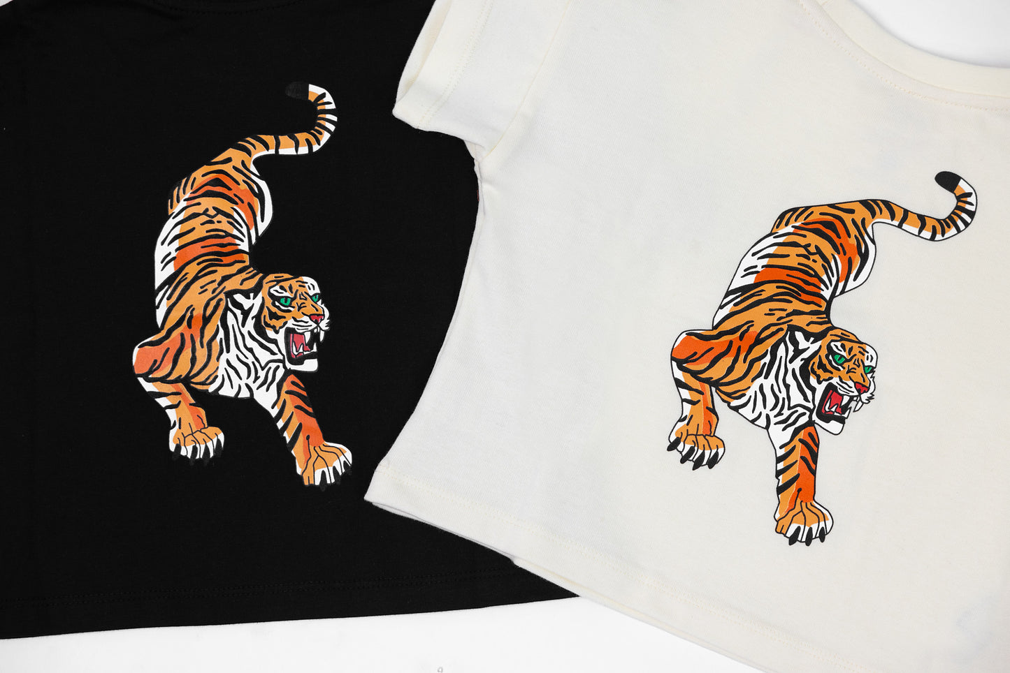 Kids' Tiger T-shirt - Cream