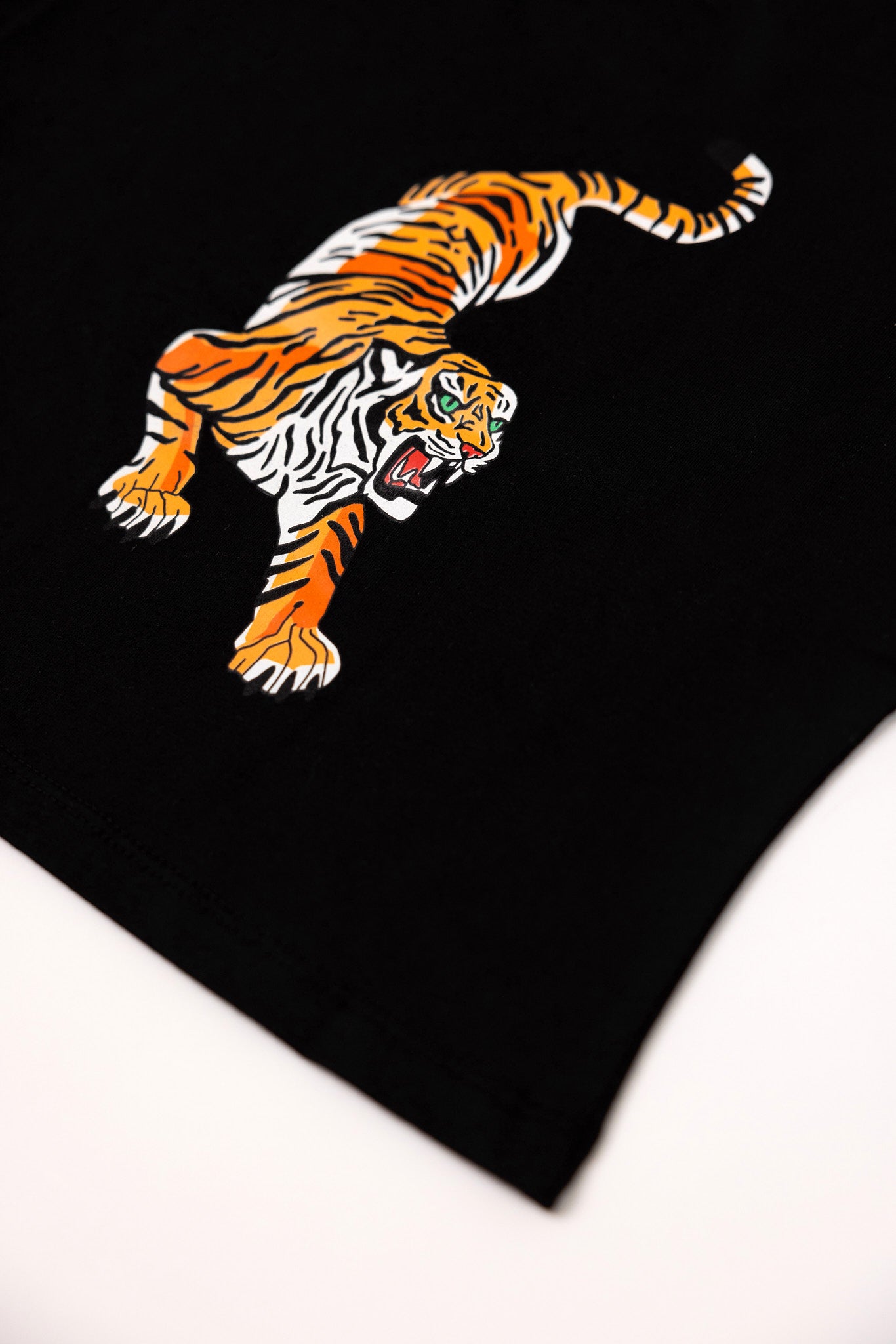 Kids' Tiger T-shirt - Black