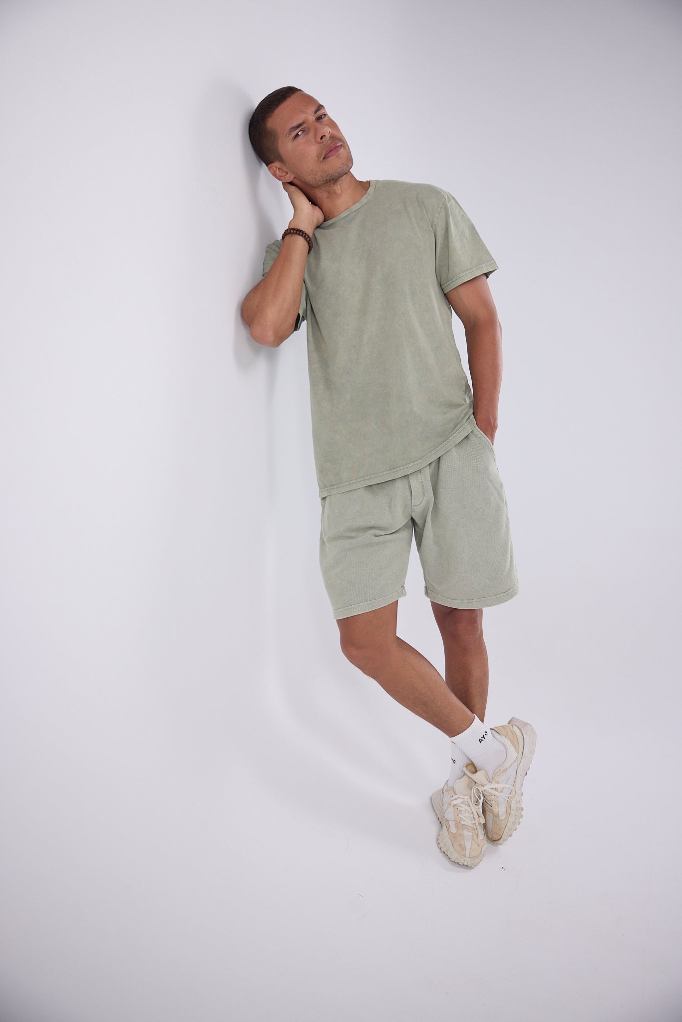 Washed Comfort Shorts - IVORY