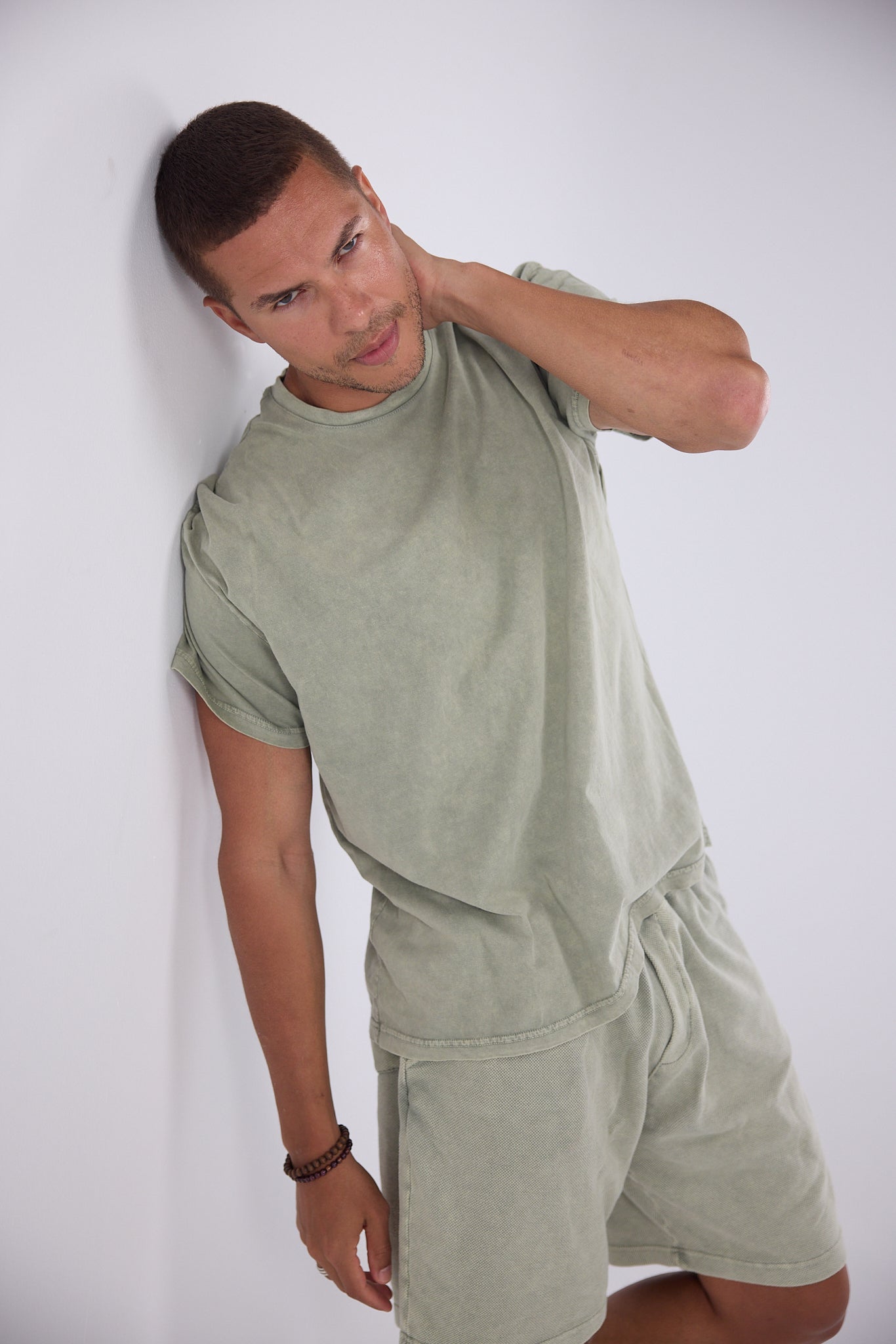 Stone Wash T-shirt  IVORY