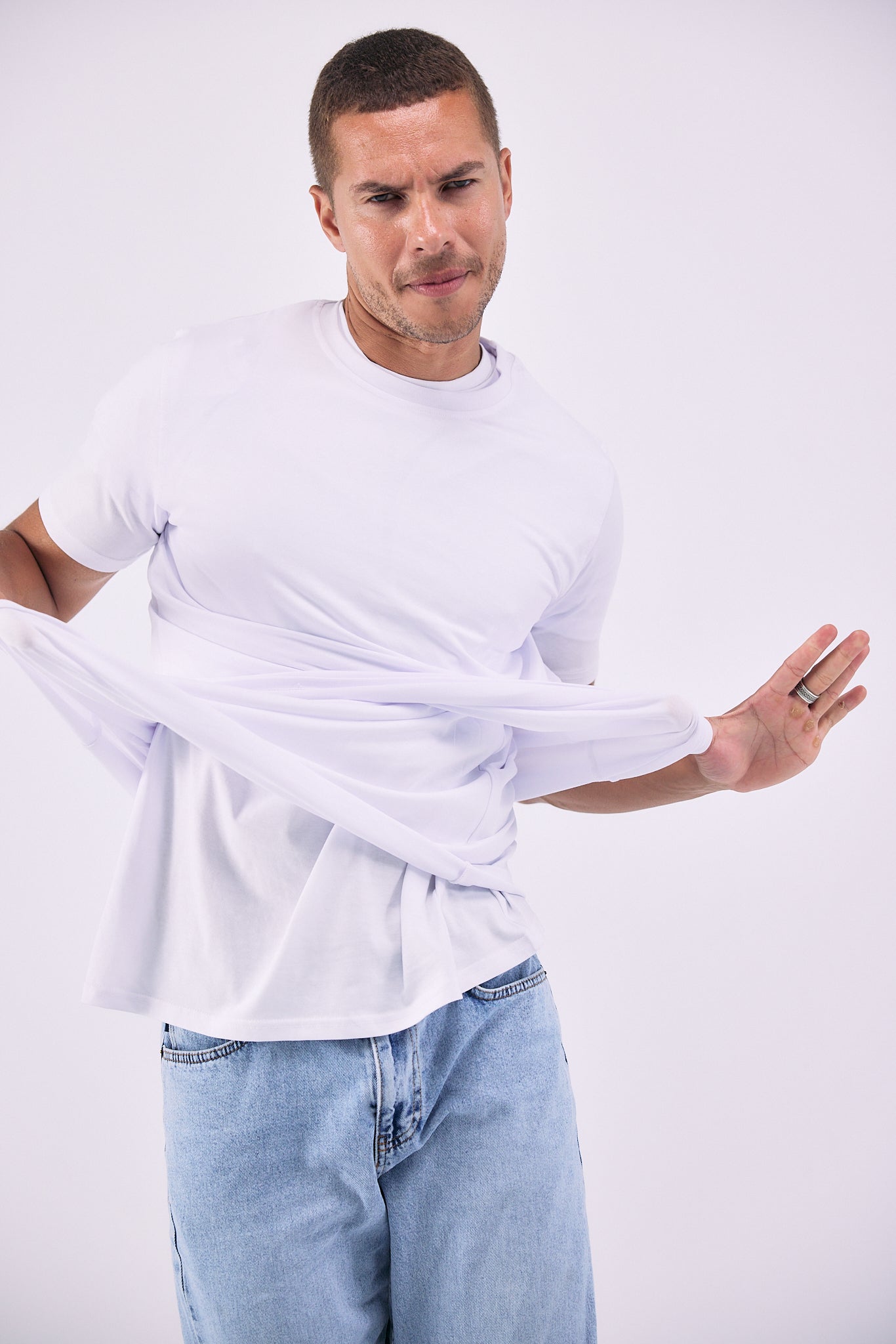 PACK of 3 Crew Neck Classic T-Shirt - White