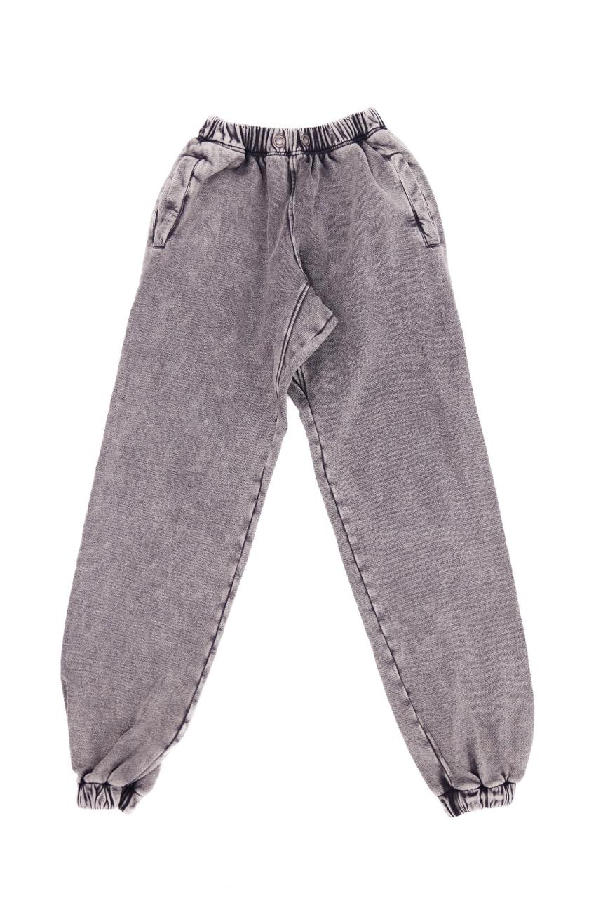 Puff Stonewash Sweatpants - Maroon